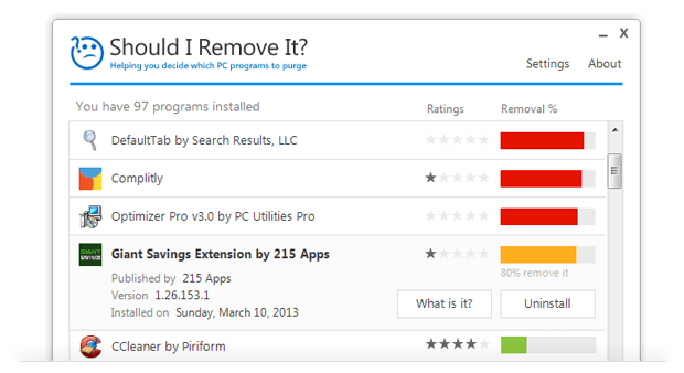 Should I Remove It screenshot